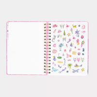 Lilly Pulitzer Rousseau Pink Cute as Shell Large 17 Month Agenda