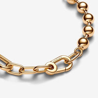 Pandora ME Metal Bead & Link Chain Bracelet - Shine
