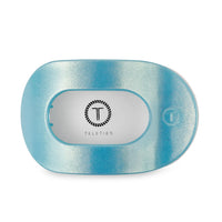 Teleties Blue Seas Flat Round Hair Clip

