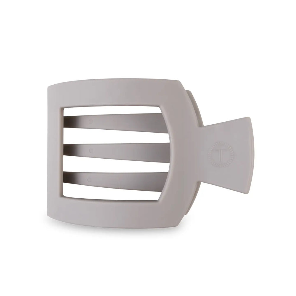 Teleties Silver Flame Flat Square Hair Clip