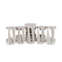 Teleties Classic Silver Flames Hair Clip
