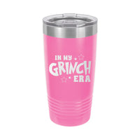 In My Grinch Era Pink 20oz Tumbler