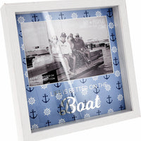 Boat  7.5" Shadow Box Frame