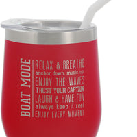 Boat Mode 12oz Stemless Travel Tumbler ALL SALES FINAL