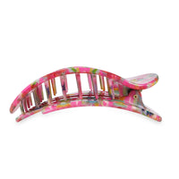 Teleties Fuchsia Dreams Flat Round Hair Clip
