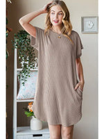 Urban Ribbed Mini Dress
