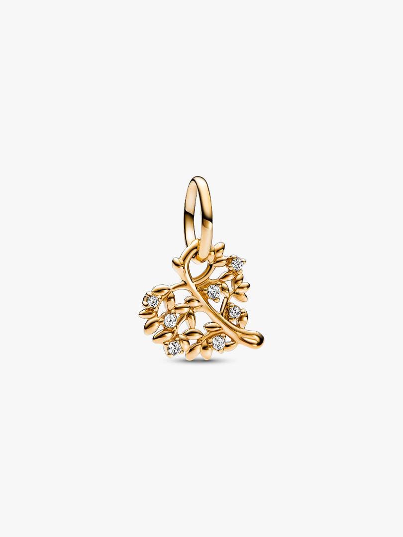 Pandora Sparkling Heart & Family Tree Dangle Charm