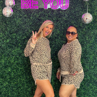 Leopard Print Long Sleeve Top