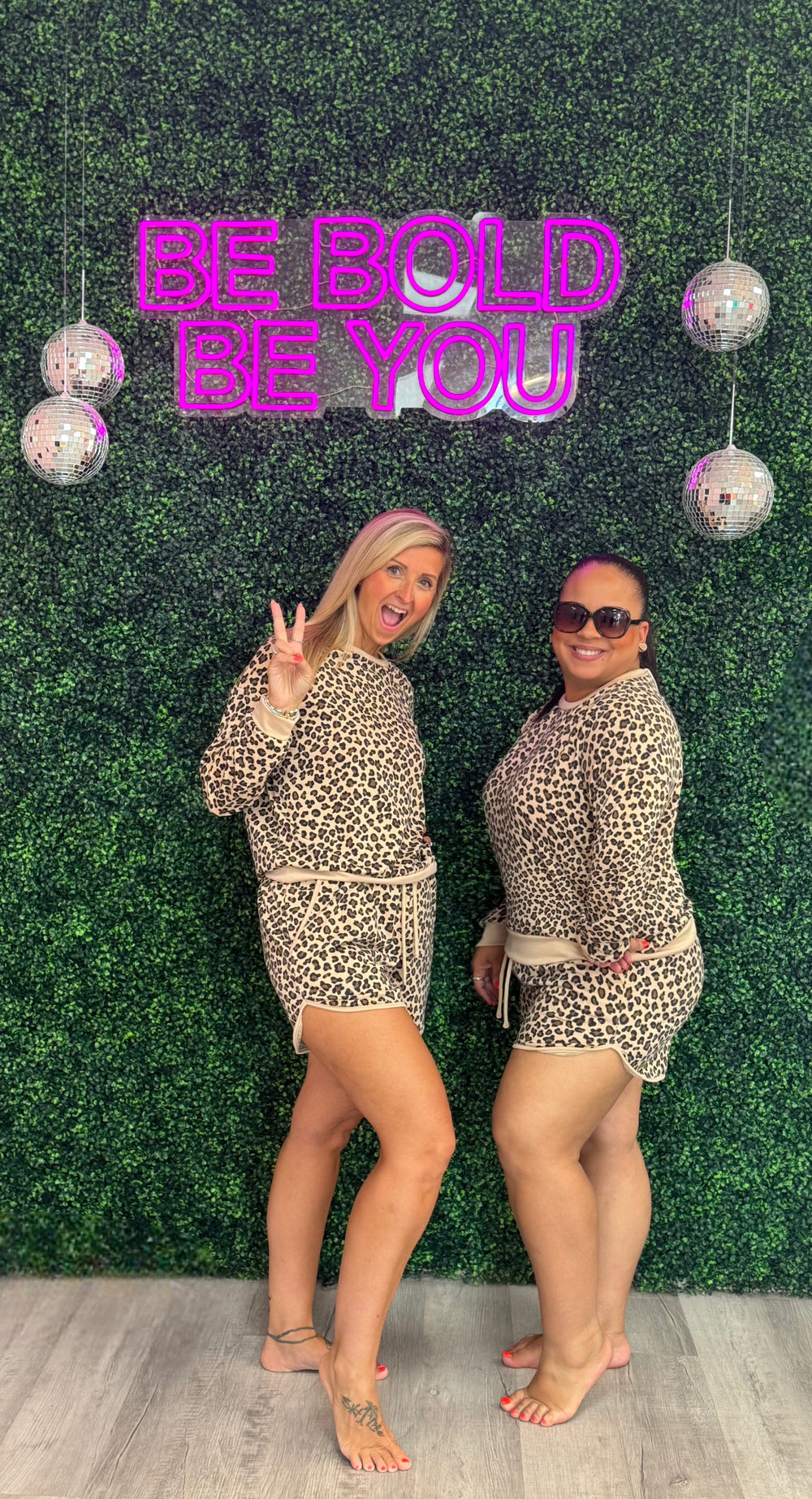 Leopard Print Long Sleeve Top