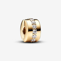 Pandora Clear Sparkling Row Clip Charm