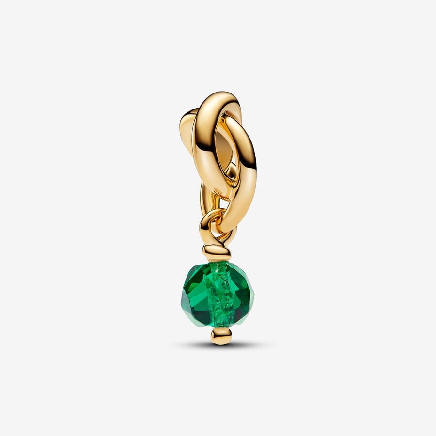 Pandora May Royal Green Eternity Circle Dangle Charm