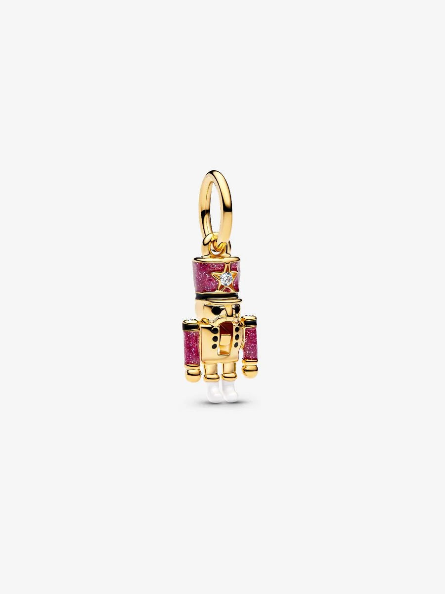 Pandora Moveable Nutcracker Dangle Charm