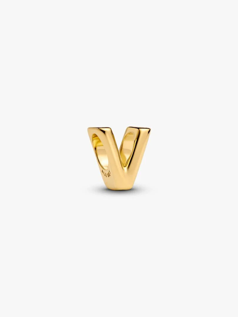 Pandora Letter V Alphabet Charm