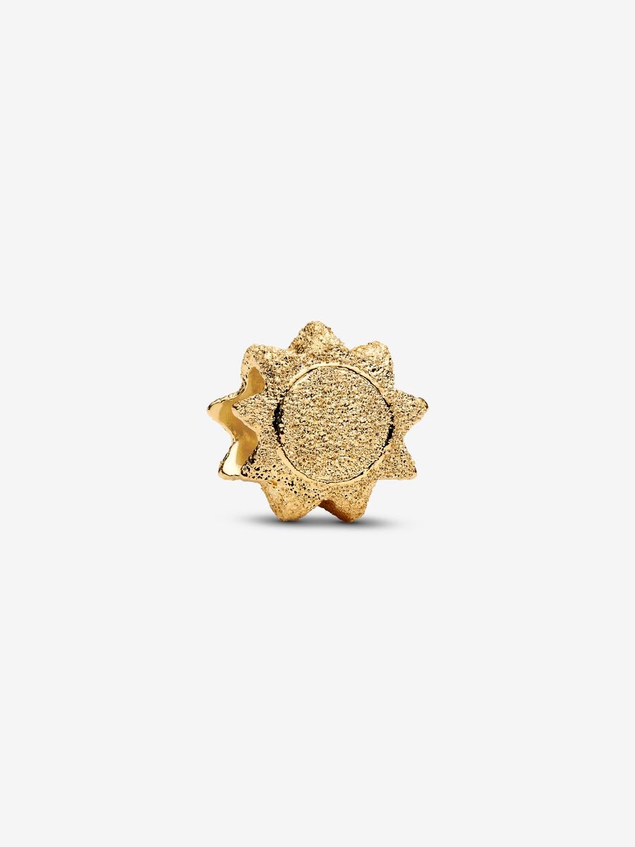 Pandora Textured Sun Mini Charm