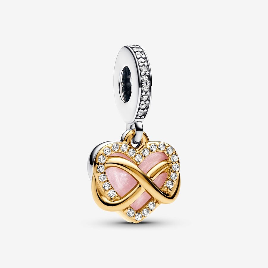 Pandora Sparkling Heart Infinity Dangle Charm