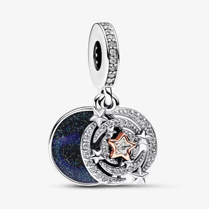 Pandora Two-tone Shooting Star Dangle Charm