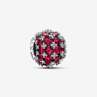 Pandora Sparkling Pavé Round Pink Charm