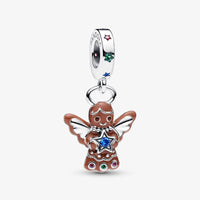 Pandora Gingerbread Angel Dangle Charm
