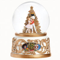 6" Musical Nutcracker Dome