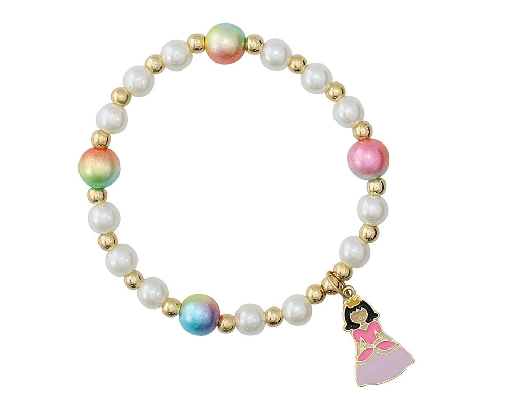 Little Love Princess with Pearls Kid's Bracelet