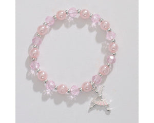 Little Love Pink Ballerina Kid's Bracelet