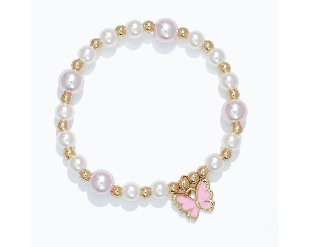 Little Love Pink Butterfly Bracelet
