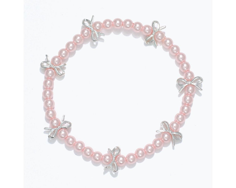 Little Love Bows and Pearls Bracelet