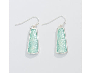 Mint Drop Earrings