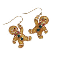 Gingerbread Man Earrings