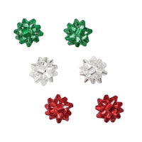 Holiday Bow Trio Earrings
