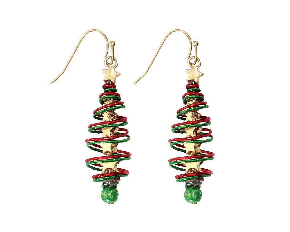 Spiral Tree Earrings