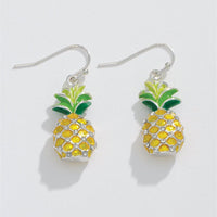 Enamel Pineapple Earrings