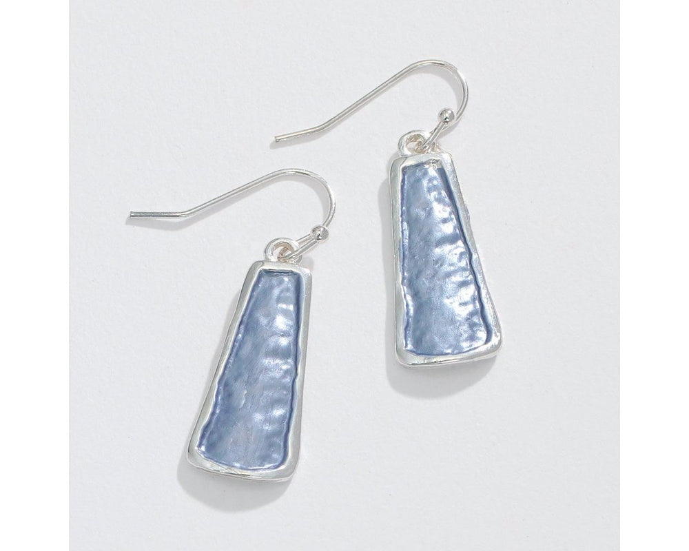 Silver Blue Earrings