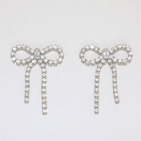 Crystal Bow Earrings