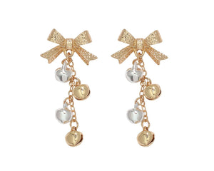 Bows & Bells Dangle Earrings