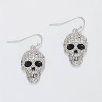 Crystal Skull Earrings