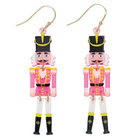 Pink Nutcracker Earrings