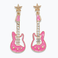 Electric Guitar Dangle Earrings