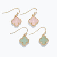 Quatrefoil Dangle Earrings