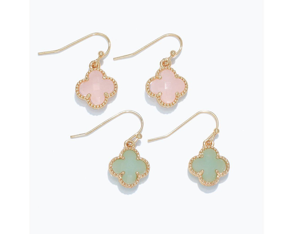 Quatrefoil Dangle Earrings