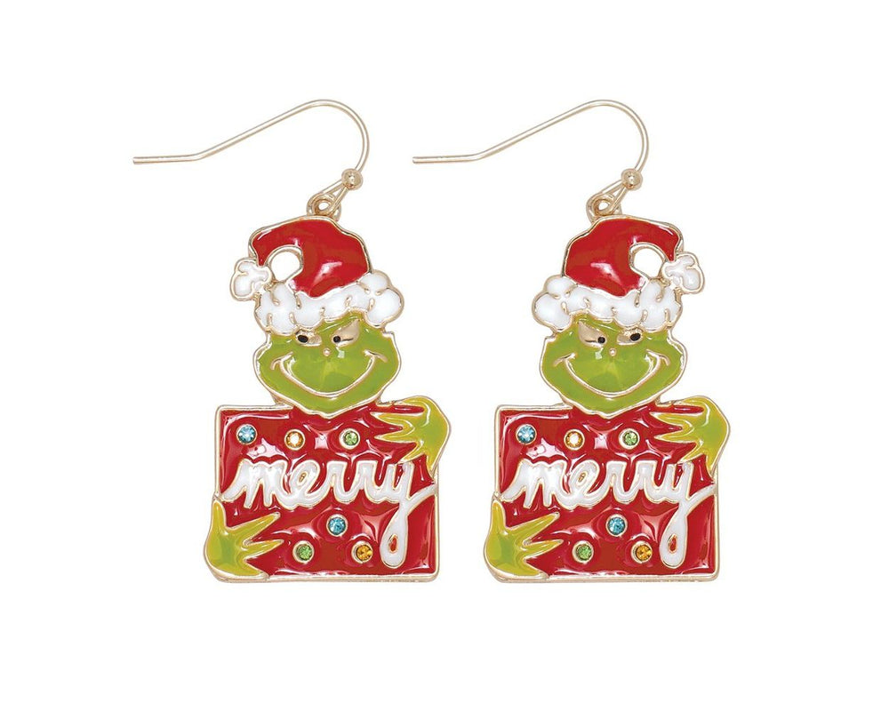 Merry Grinch Earrings
