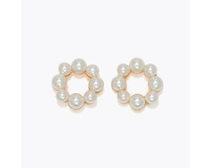 Circle of Pearls Earrings