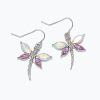 Fuchsia Dragonfly Earrings