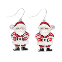 Movable Santa Earrings