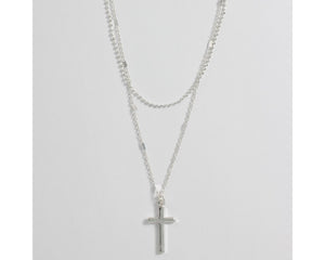 Cross Layered Necklace