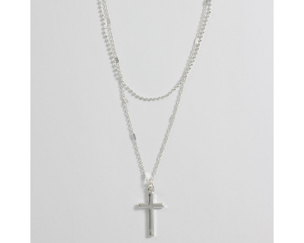 Cross Layered Necklace