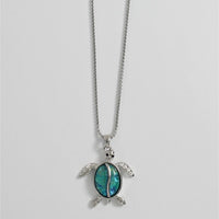 Ocean Blue Turtle Necklace