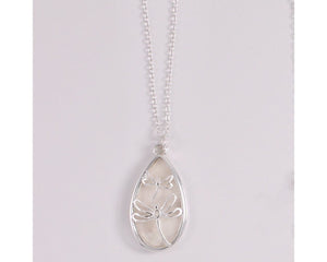 Dragonfly Mother of Pearl Necklace