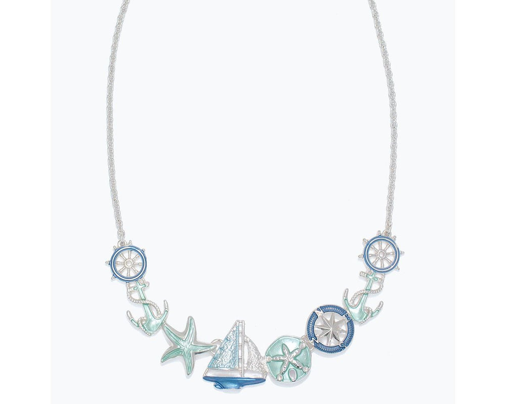 Coastal Enamel Necklace