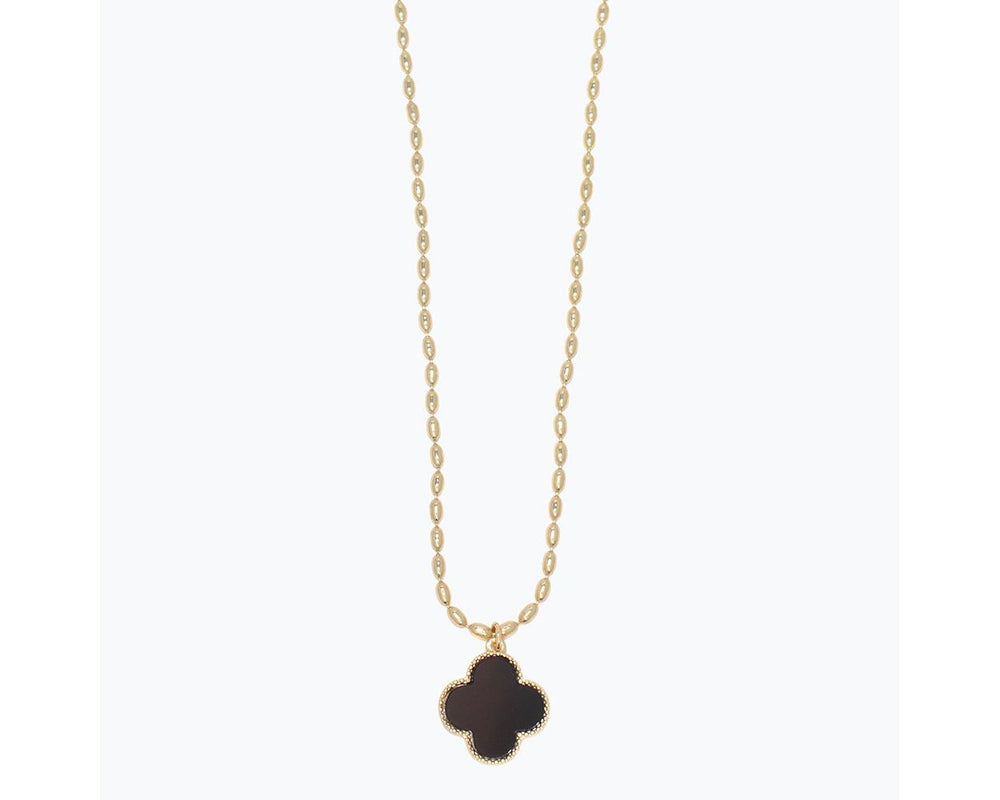 Black Clover Gold Chain Necklace